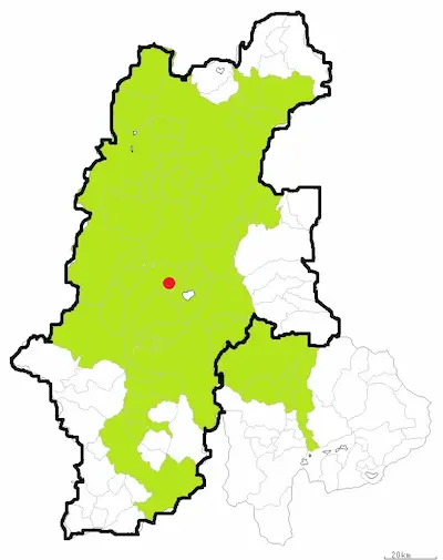 かわほりプリベントの営業地域の地図